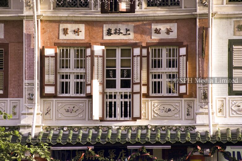 Conserved Shophouses in Tanjong Pagar 1990