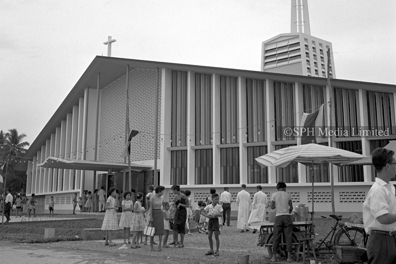 St Bernadette Church at Zion Road in River Valley 1959-My Sg Memories