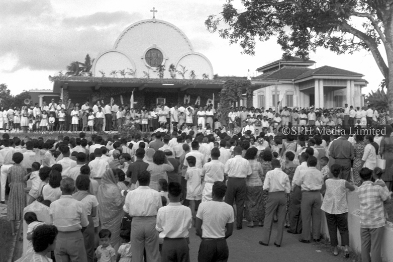 Annual Novena Procession at Novena Church 1960-My Sg Memories