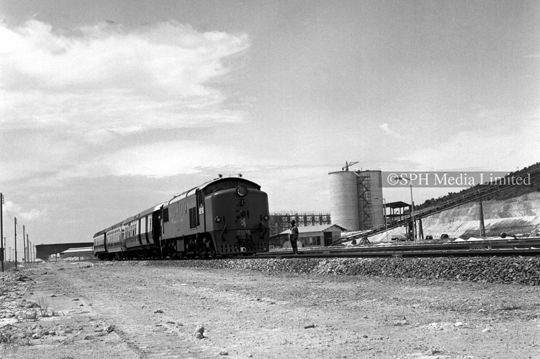 Jurong Railway Line at Jurong Industrial Estate 1965-My Sg Memories