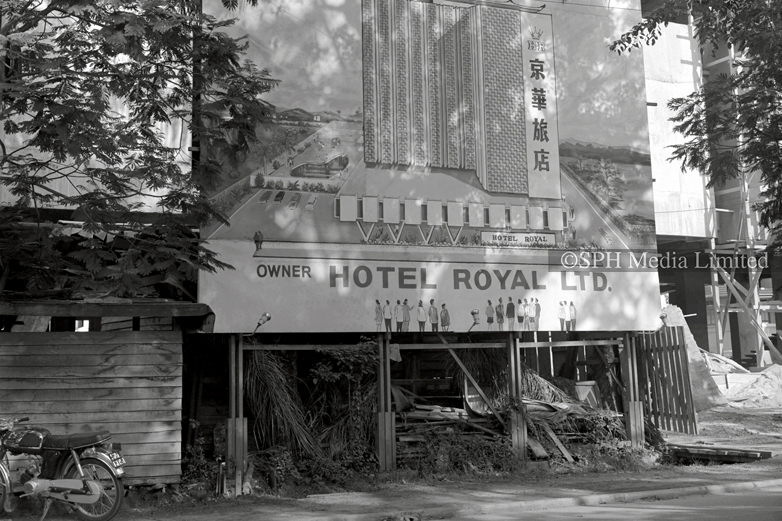 Construction of Hotel Royal at Newton Road 1970-My Sg Memories