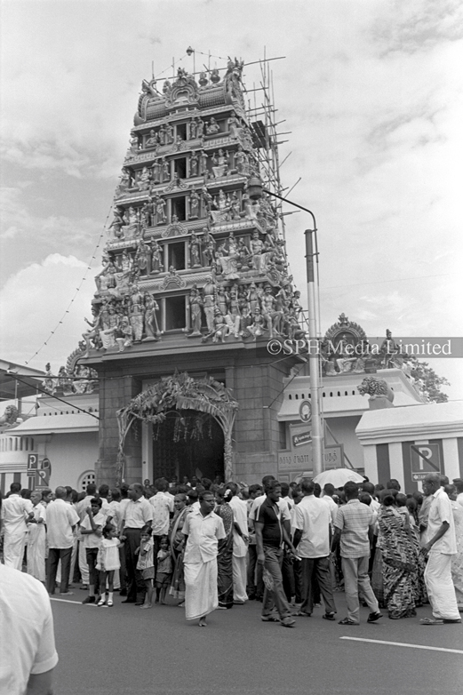 Consecration Ceremony at the Sri Mariamman Temple 1971-My Sg Memories