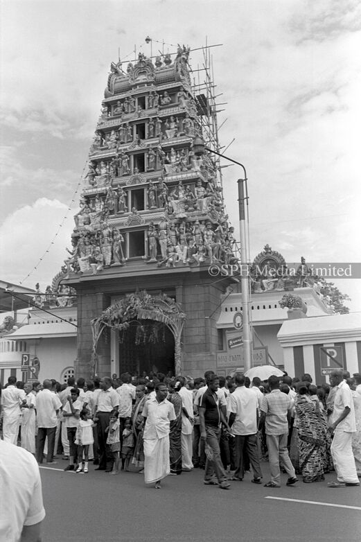 Consecration Ceremony at the Sri Mariamman Temple 1971-My Sg Memories