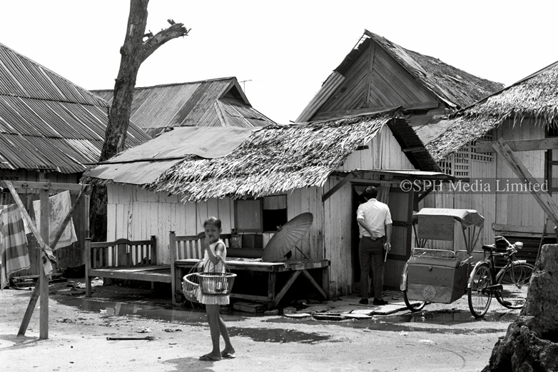 Malay Kampung at Jalan Alsagoff in Geylang Serai 1970-My Sg Memories