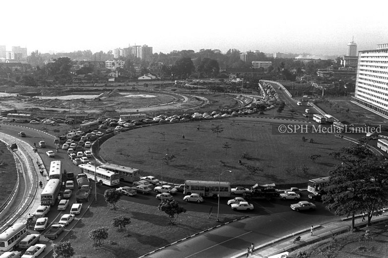 Traffic Circus at the Early Days of Toa Payoh Town 1973-My Sg Memories