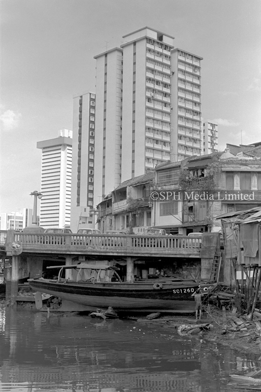 Boat Repair Works by the Singapore River 1977-My Sg Memories