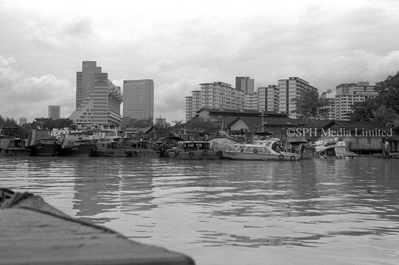 View Along Beach Road and Kallang Basin 1979