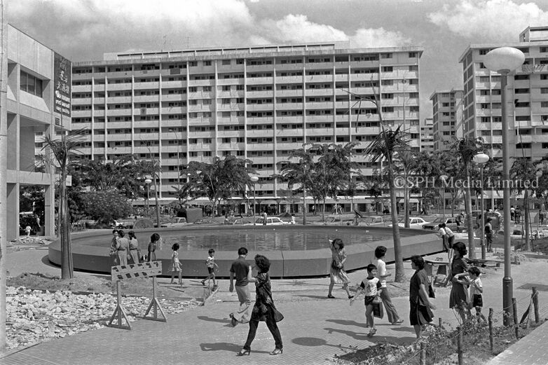 Ang Mo Kio Central Fountain 1980-My Sg Memories