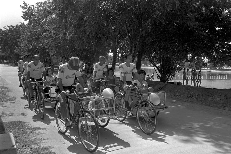 Trishaw Ride to Sentosa 1983-My Sg Memories