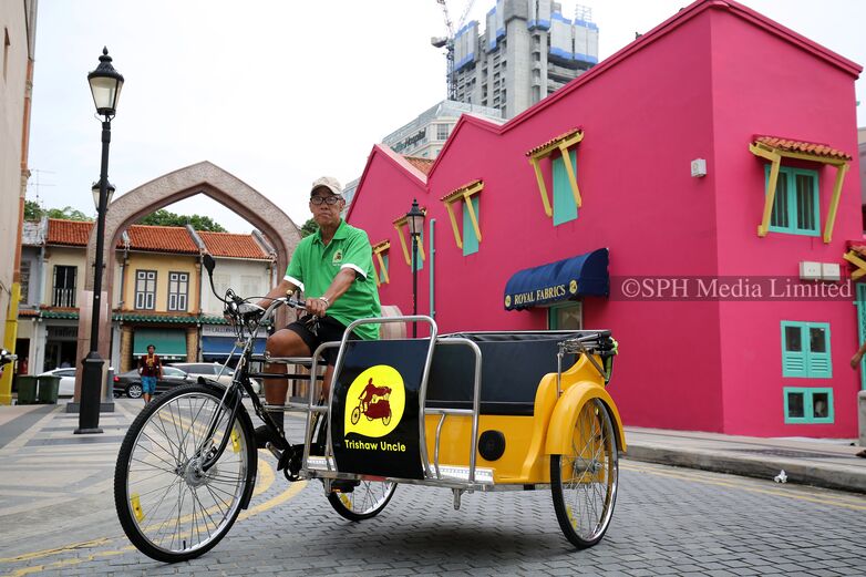 Trishaw Uncle Ready for a Ride 2017