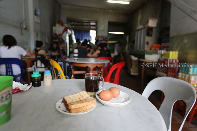Toast Egg and Coffee Form a Classic Breakfast 2017