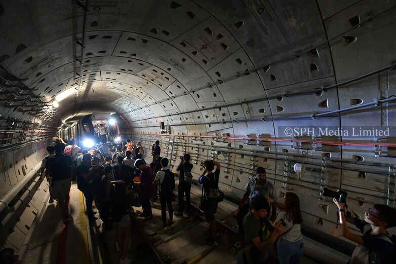 Evacuation Exercise at Downtown Line 2017