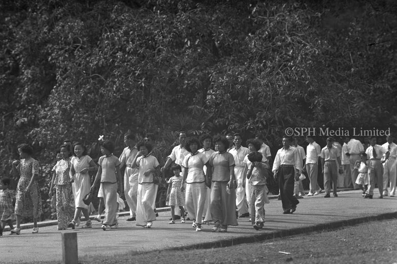 Dressed in their Holiday Best on Chinese New Year 1952-My Sg Memories