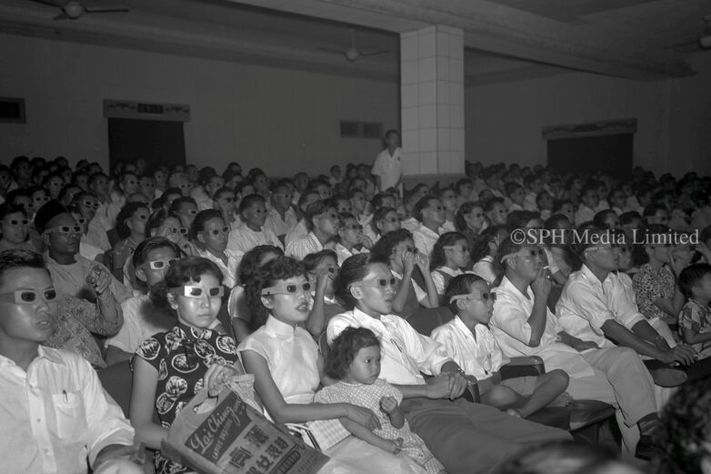 3D Colour Movie at Open Air Capitol Cinema 1953 Mug