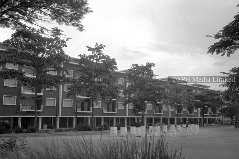 SIT Tiong Bahru Flats with Rooftop Playground 1951-My Sg Memories