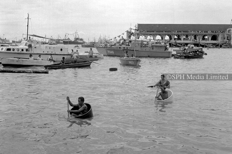 Tub Racing at the New Year Sea Sport 1959-My Sg Memories