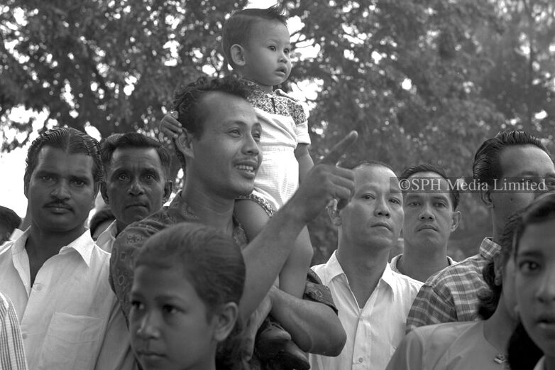 People at the National Day Celebrations 1961-My Sg Memories