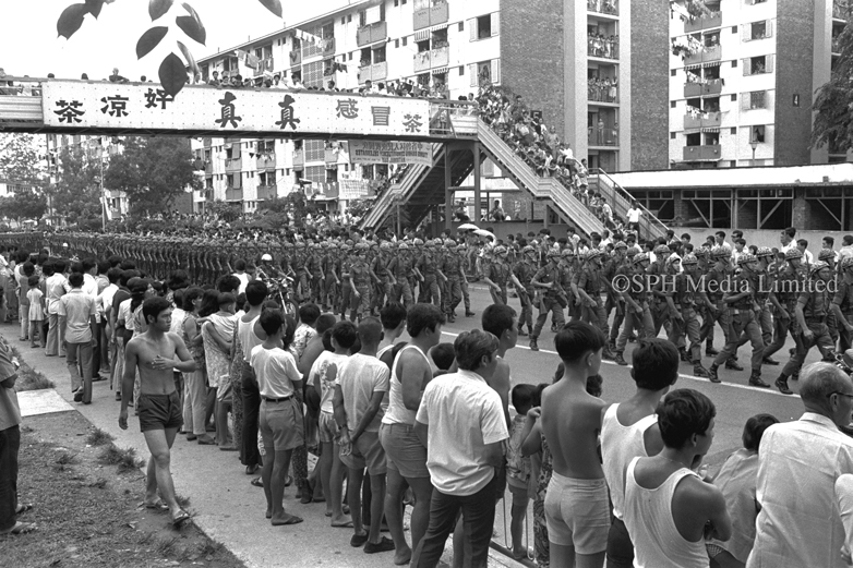 SAF Annual March to Mark National Day 1973-My Sg Memories