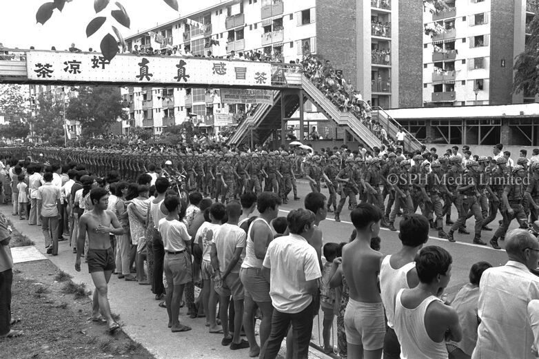 SAF Annual March to Mark National Day 1973-My Sg Memories