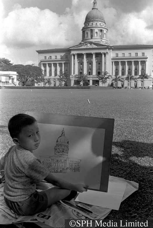 Drawing the Supreme Court 1973-My Sg Memories