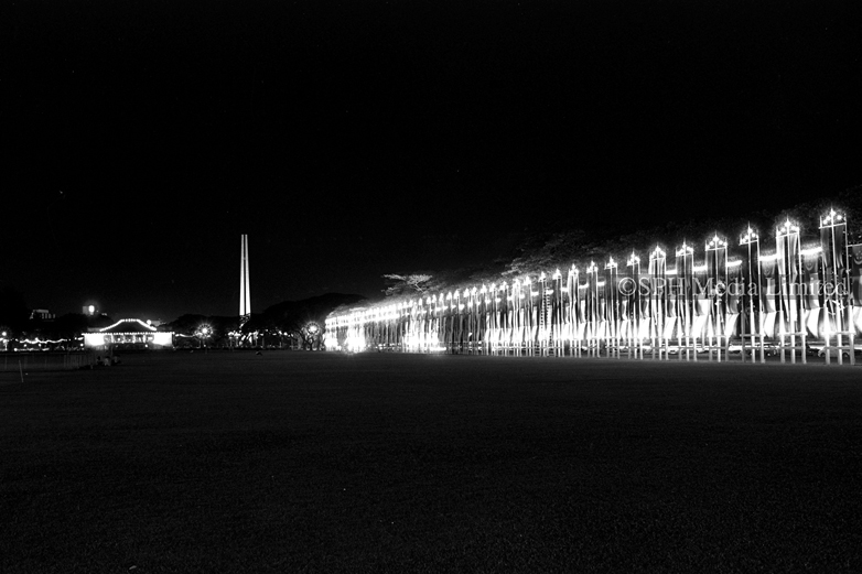 City Hall's NDP Illumination 1973-My Sg Memories