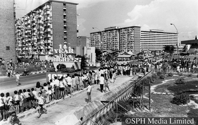 National Day Procession at Toa Payoh 1972-My Sg Memories