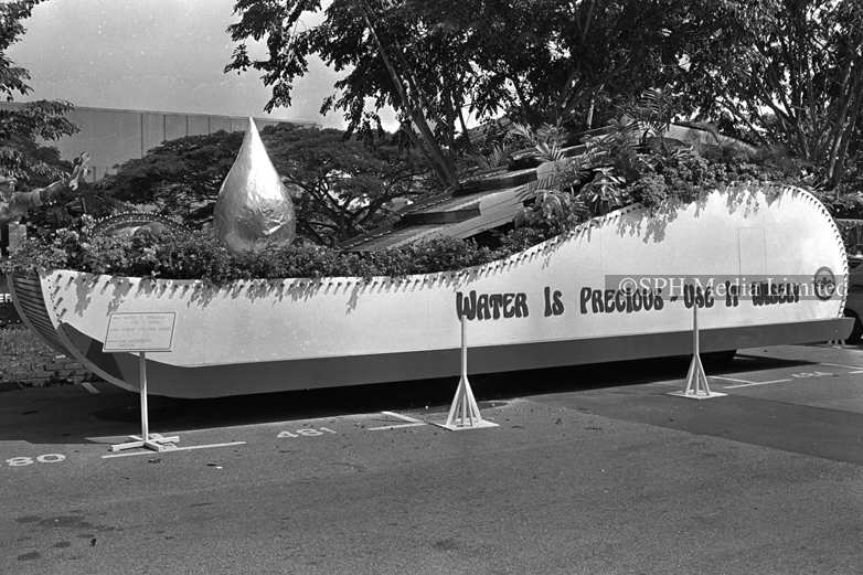 Save Water Campaign Float 1982-My Sg Memories