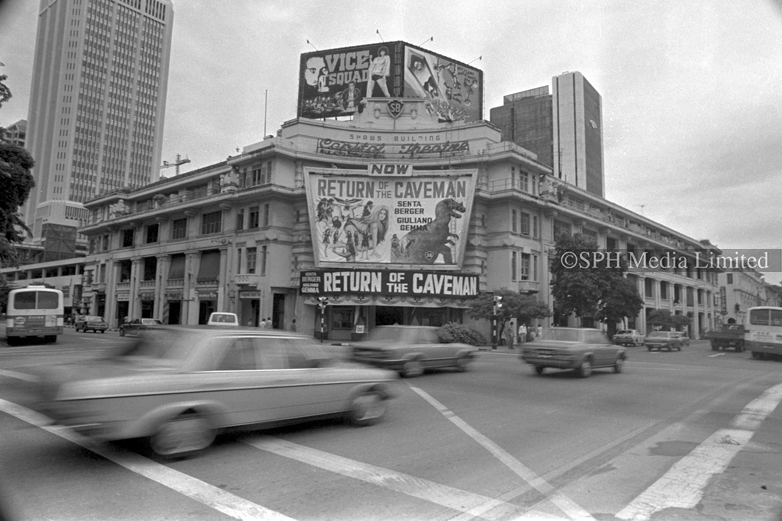 Shaw Building and Capitol Theatre at Stamford Road 1983-My Sg Memories
