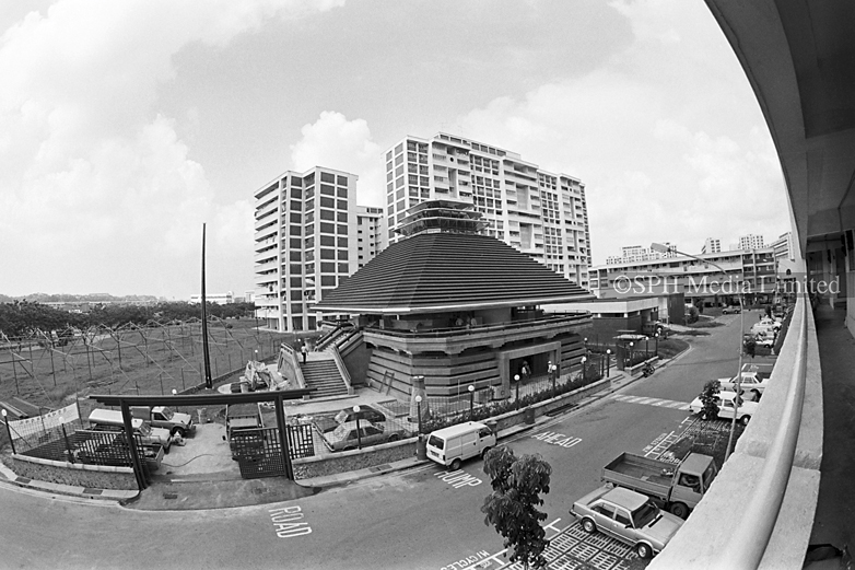Chee Tong Temple at Hougang Avenue 3 1987-My Sg Memories