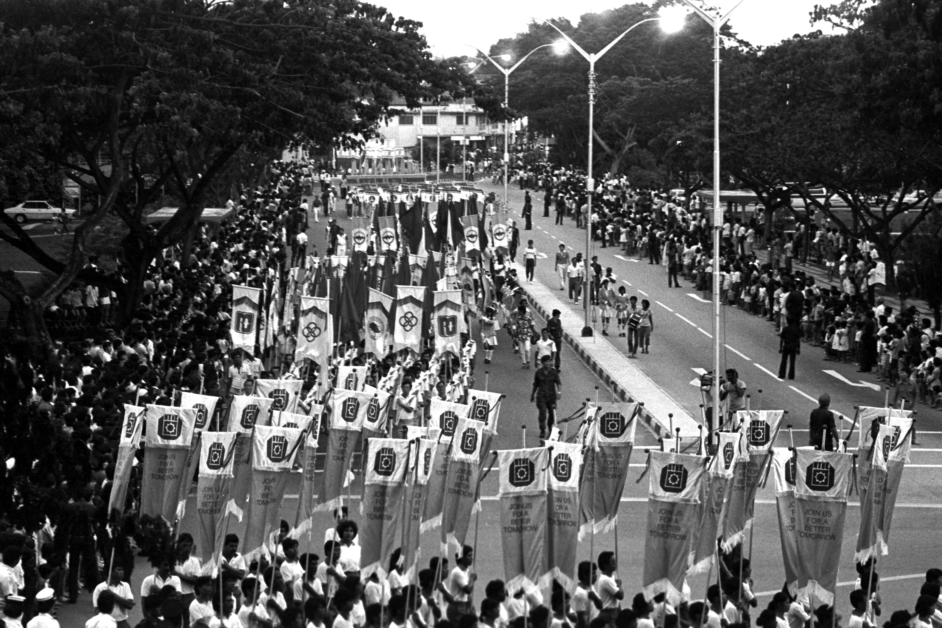 Watching the Marching Contingents 1985-My Sg Memories