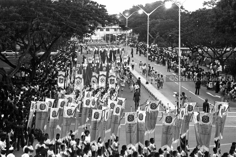 Watching the Marching Contingents 1985-My Sg Memories
