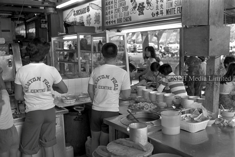 Stall at Newton Hawkers Centre 1979-My Sg Memories