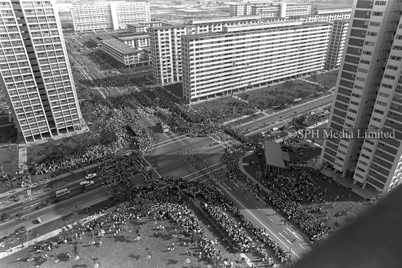 Chingay Parade in the Year of the Rooster at Bedok 1981-My Sg Memories