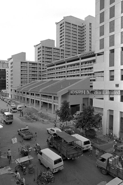 Cheng Yan Court Under Construction 1983-My Sg Memories