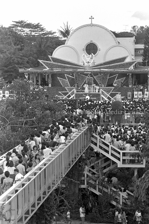 Celebration at Novena Church 1981-My Sg Memories