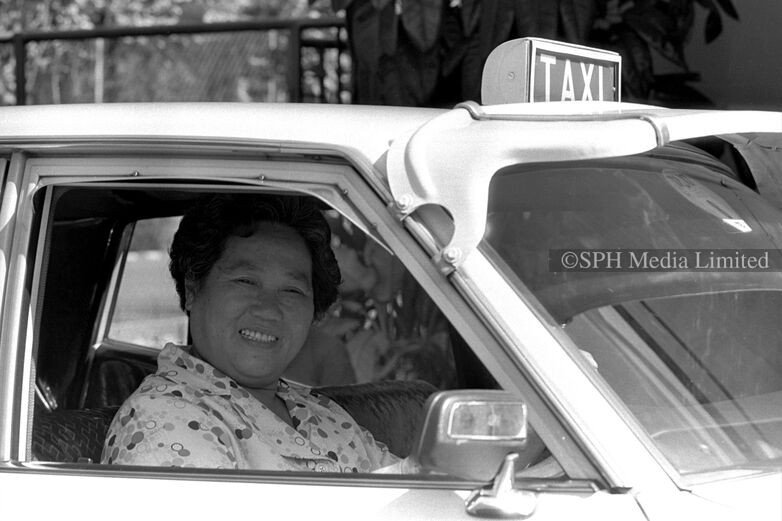 The Only Woman Taxi Driver in the late 1950s 1978-My Sg Memories
