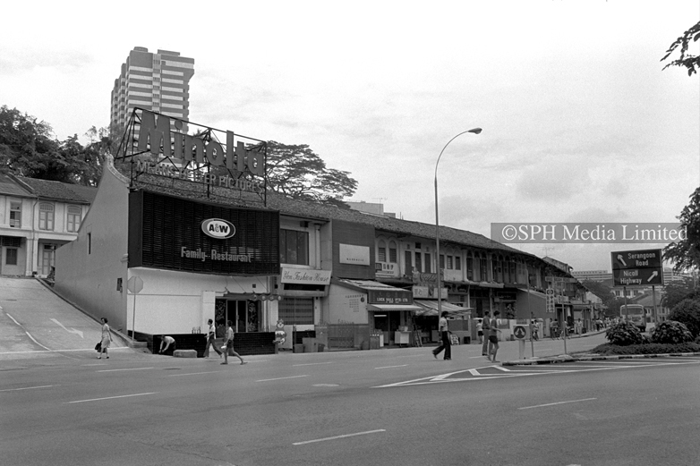 Shophouses at Selegie Next to Cathay Building 1978-My Sg Memories