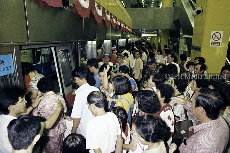 Opening Day of Bishan MRT Station 1987-My Sg Memories
