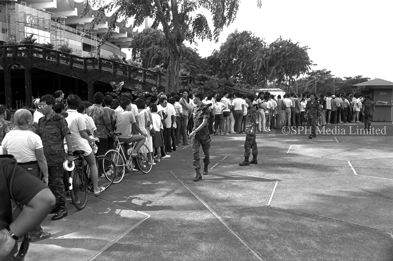 Physically Queueing Up for NDP Tickets 1986-My Sg Memories