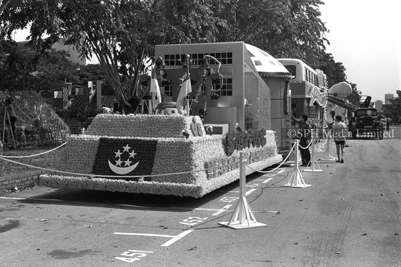 A UFO Spacecraft for the National Day Display 1982-My Sg Memories