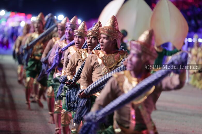 Traditional Khmer Dancers at Chingay 2019-My Sg Memories