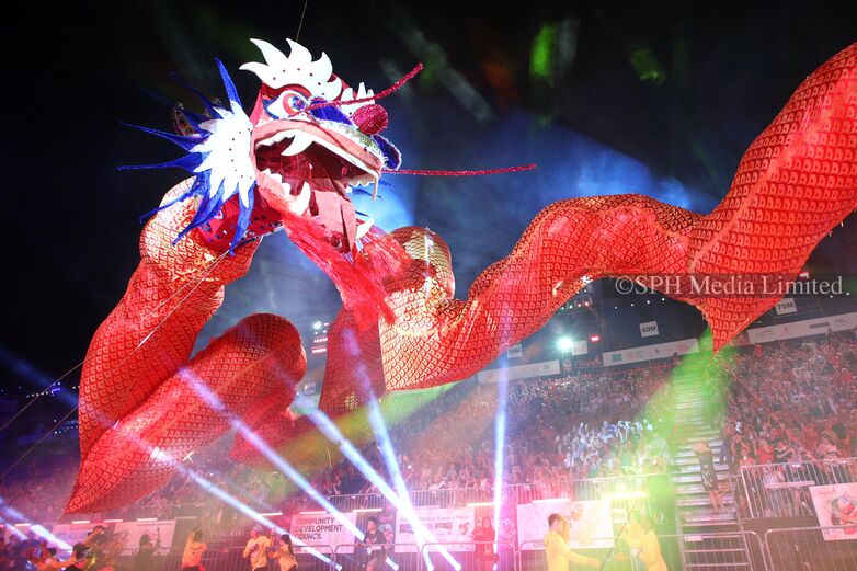Longest Flying Dragon at Chingay 2020-My Sg Memories