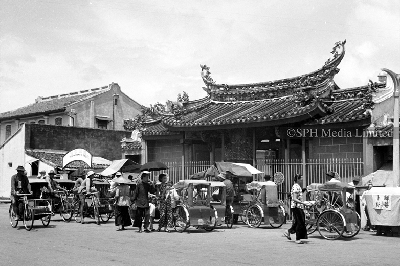 Kwan Im Thong Hood Cho Temple at Waterloo Street 1965-My Sg Memories