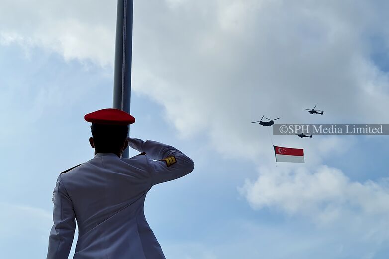 State Flag Flypast 2020-My Sg Memories