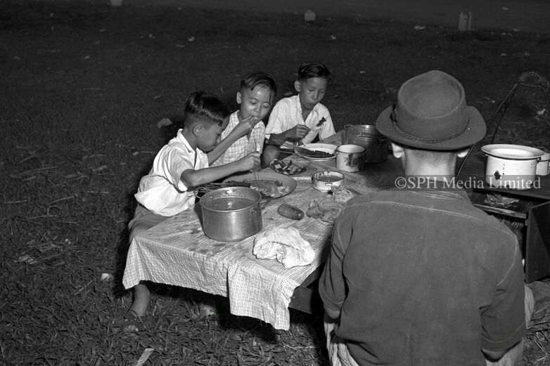 Satay Street Hawker 1978