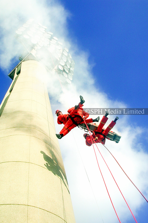 SCDF Dart Team Demonstration 2002-My Sg Memories