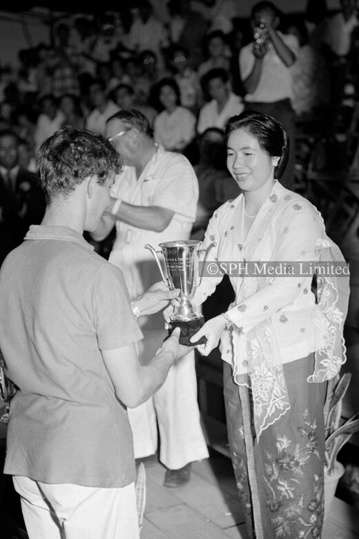 Winner of Singapore's First Motorcycle Grand Prix 1961