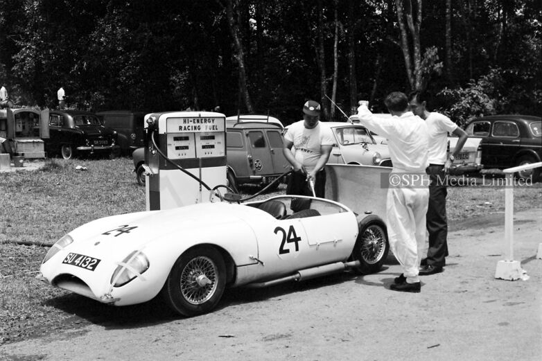 Number 24 Lotus 11 Fueling Up 1963-My Sg Memories