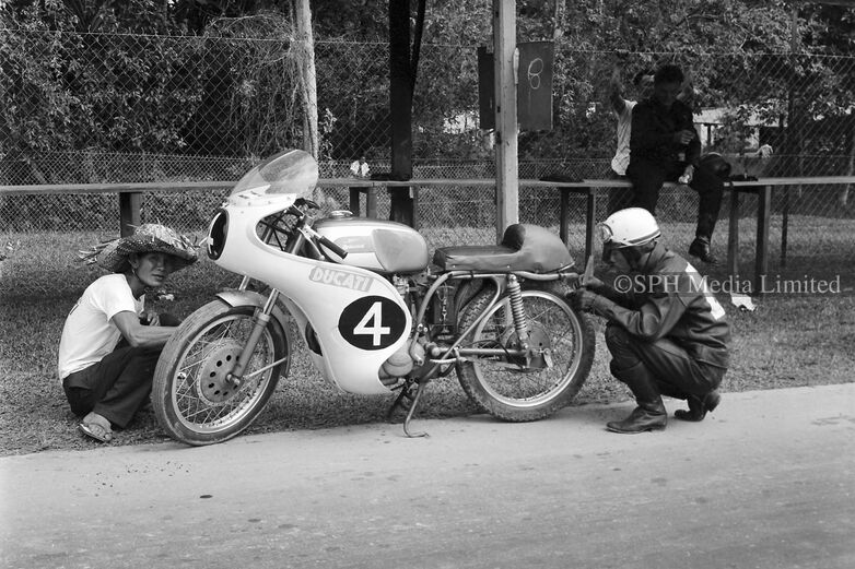 Final Checks Before the Race 1963-My Sg Memories