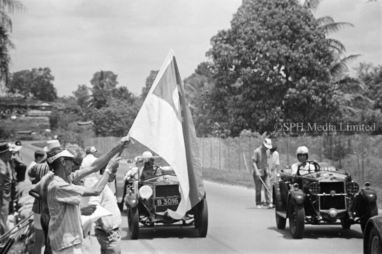 National Flag to Start the Grand Prix 1967-My Sg Memories